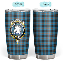Clan Horsburgh Tartan Crest Tumbler JO28 Clan Horsburgh Tartan Today