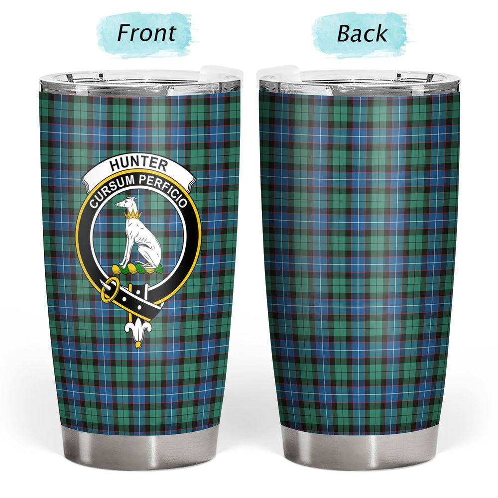 Clan Hunter Ancient Tartan Crest Tumbler TL63 Clan Hunter Tartan Today