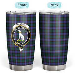 Clan Hunter Modern Tartan Crest Tumbler IY87 Clan Hunter Tartan Today