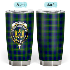 Clan Johnston Modern Tartan Crest Tumbler US21 Clan Johnston Tartan Today