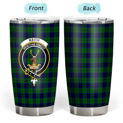 Clan Keith Modern Tartan Crest Tumbler OL58 Clan Keith Tartan Today