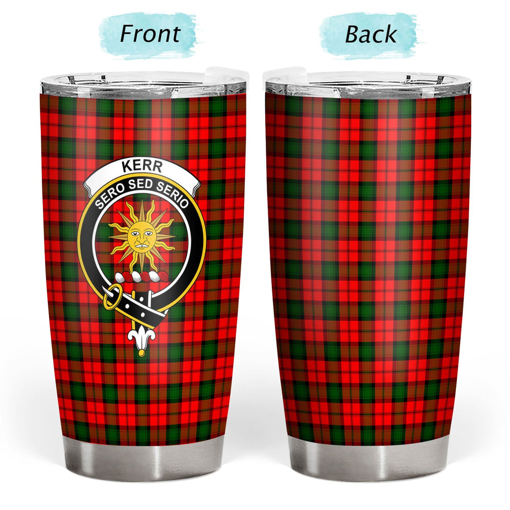 Clan Kerr Modern Tartan Crest Tumbler HH40 Clan Kerr Tartan Today