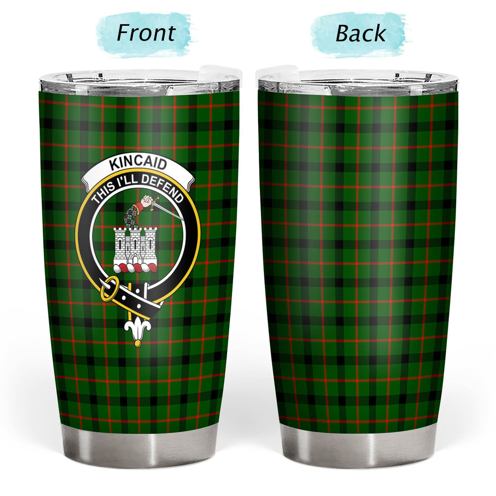 Clan Kincaid Tartan Crest Tumbler PY43 Clan Kincaid Tartan Today