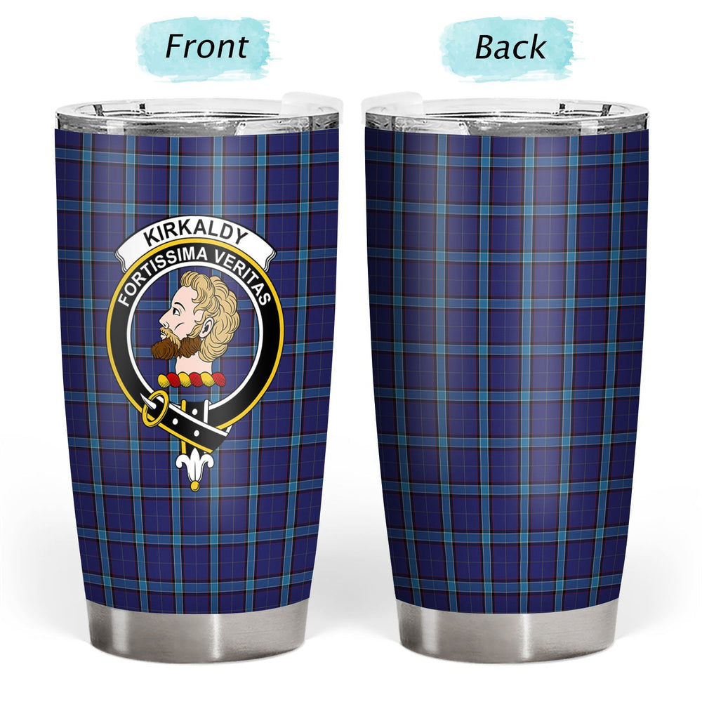 Clan Kirkaldy Tartan Crest Tumbler SX57 Clan Kirk Tartan Today