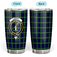Clan Lammie Tartan Crest Tumbler YV74 Clan Lammie Tartan Today
