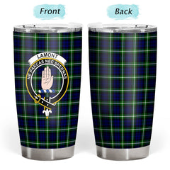 Clan Lamont Modern Tartan Crest Tumbler PV94 Clan Lamont Tartan Today