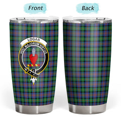 Clan Logan Ancient Tartan Crest Tumbler OG68 Clan Logan Tartan Today