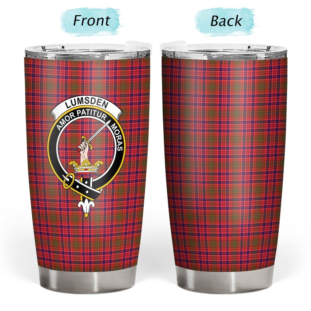 Clan Lumsden Modern Tartan Crest Tumbler HM86 Clan Lumsden Tartan Today