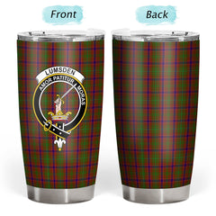 Clan Lumsden Tartan Crest Tumbler KQ95 Clan Lumsden Tartan Today