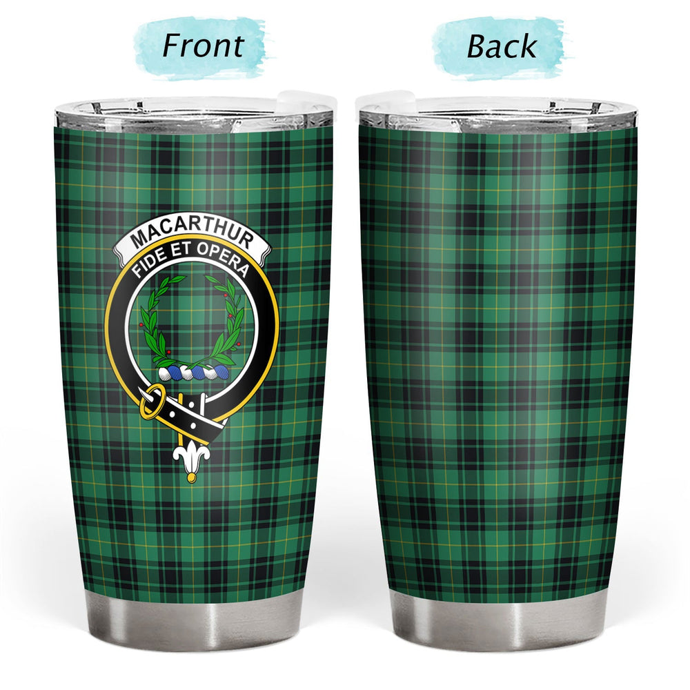 Clan MacArthur Ancient Tartan Crest Tumbler FF76 Clan MacArthur Tartan Today