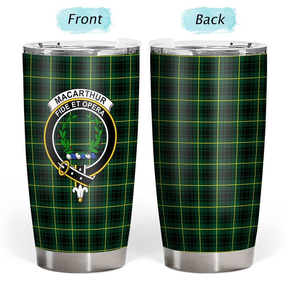 Clan MacArthur Modern Tartan Crest Tumbler IS57 Clan MacArthur Tartan Today