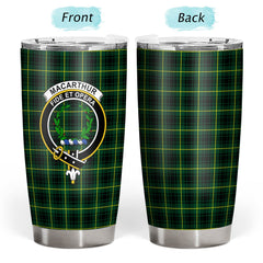 Clan MacArthur Modern Tartan Crest Tumbler IS57 Clan MacArthur Tartan Today