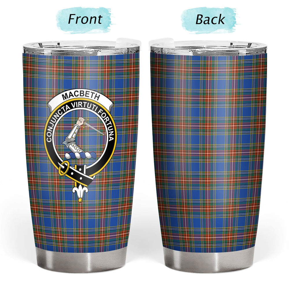 Clan MacBeth Ancient Tartan Crest Tumbler BN57 Clan MacBeth Tartan Today