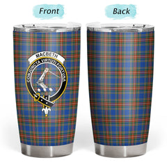 Clan MacBeth Ancient Tartan Crest Tumbler BN57 Clan MacBeth Tartan Today