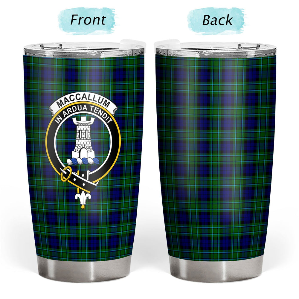 Clan MacCallum Modern Tartan Crest Tumbler MB57 Clan MacCallum Tartan Today