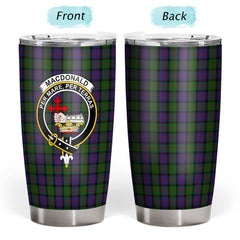 Clan MacDonald Tartan Crest Tumbler DV50 Clan MacDonald Tartan Today