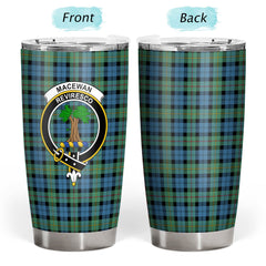 Clan MacEwan Ancient Tartan Crest Tumbler VD82 Clan MacEwen_MacEwan Tartan Today