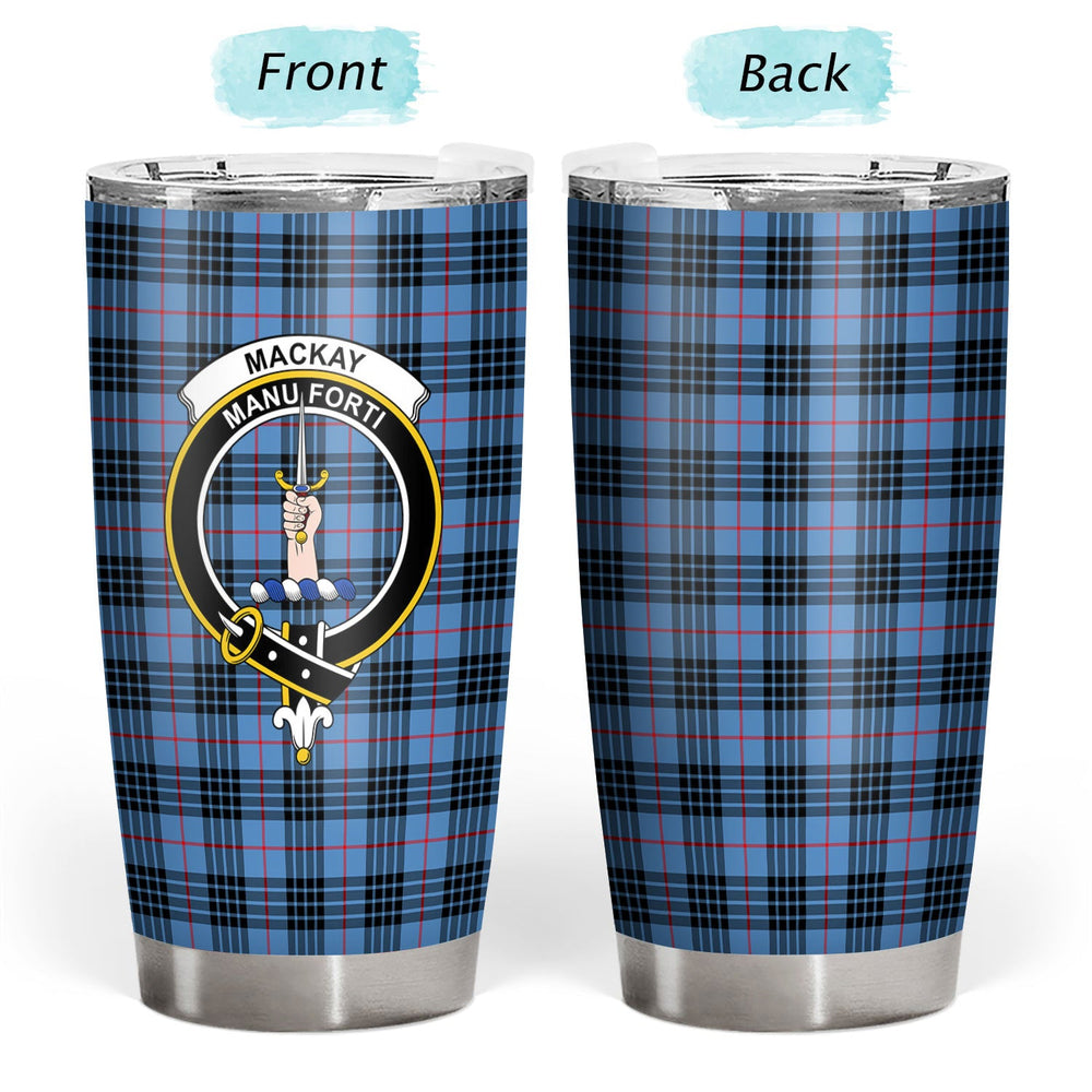 Clan MacKay Blue Tartan Crest Tumbler UT31 Clan MacKay Tartan Today