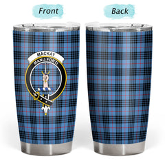 Clan MacKay Blue Tartan Crest Tumbler UT31 Clan MacKay Tartan Today