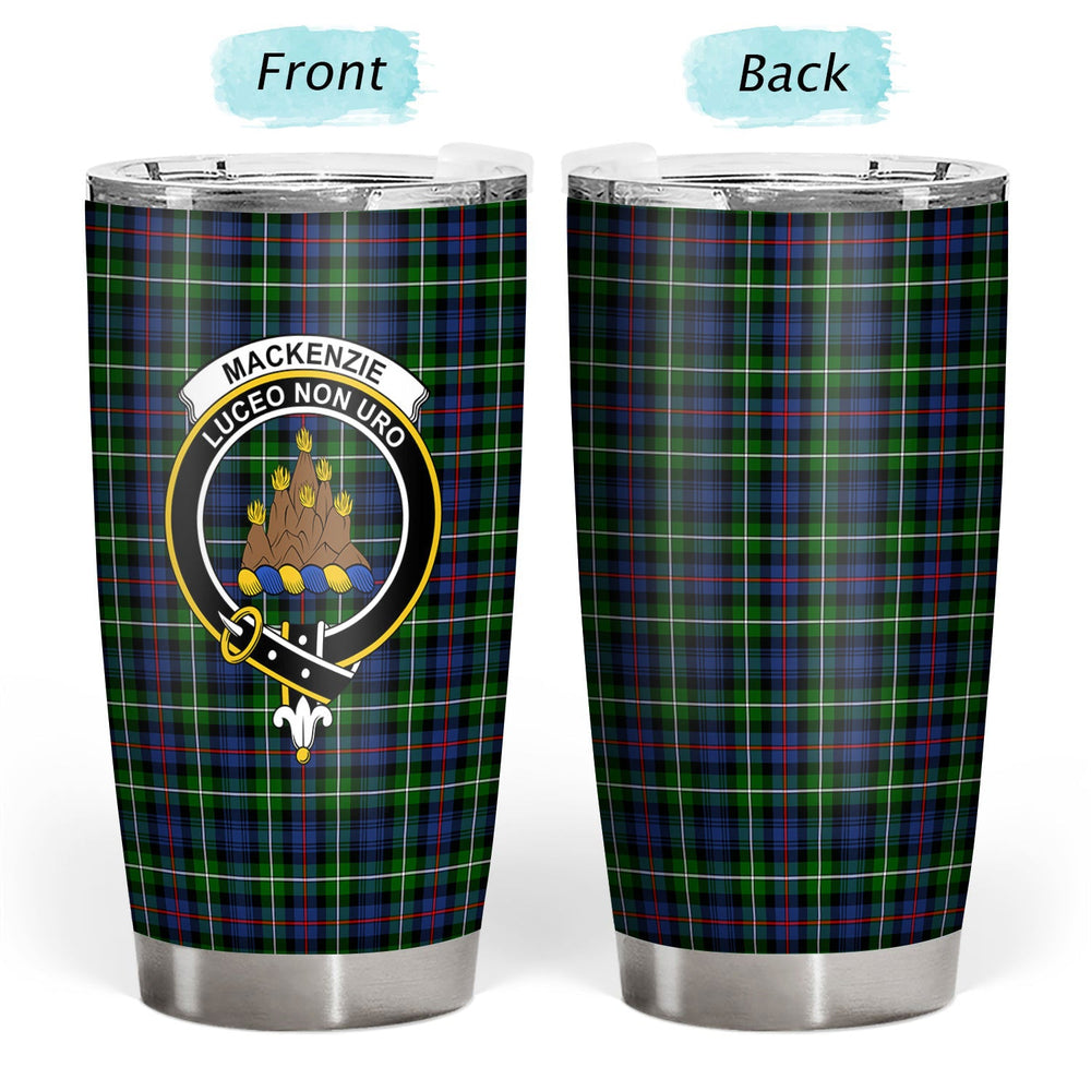 Clan MacKenzie Modern Tartan Crest Tumbler GC49 Clan MacKenzie Clan MacKenzie