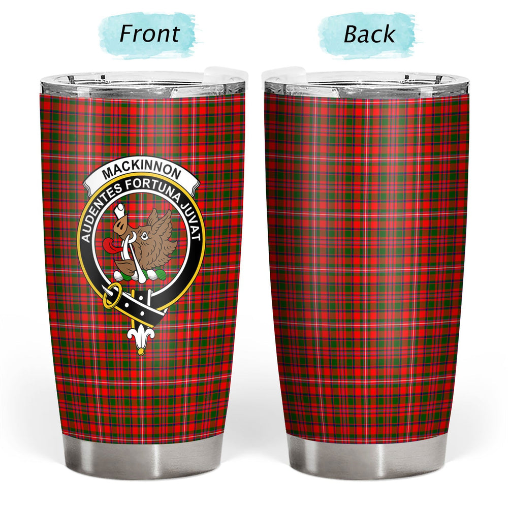 Clan MacKinnon Modern Tartan Crest Tumbler JH43 Clan MacKinnon Tartan Today