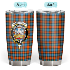 Clan MacLachlan Ancient Tartan Crest Tumbler UL72 Clan Hall Tartan Today