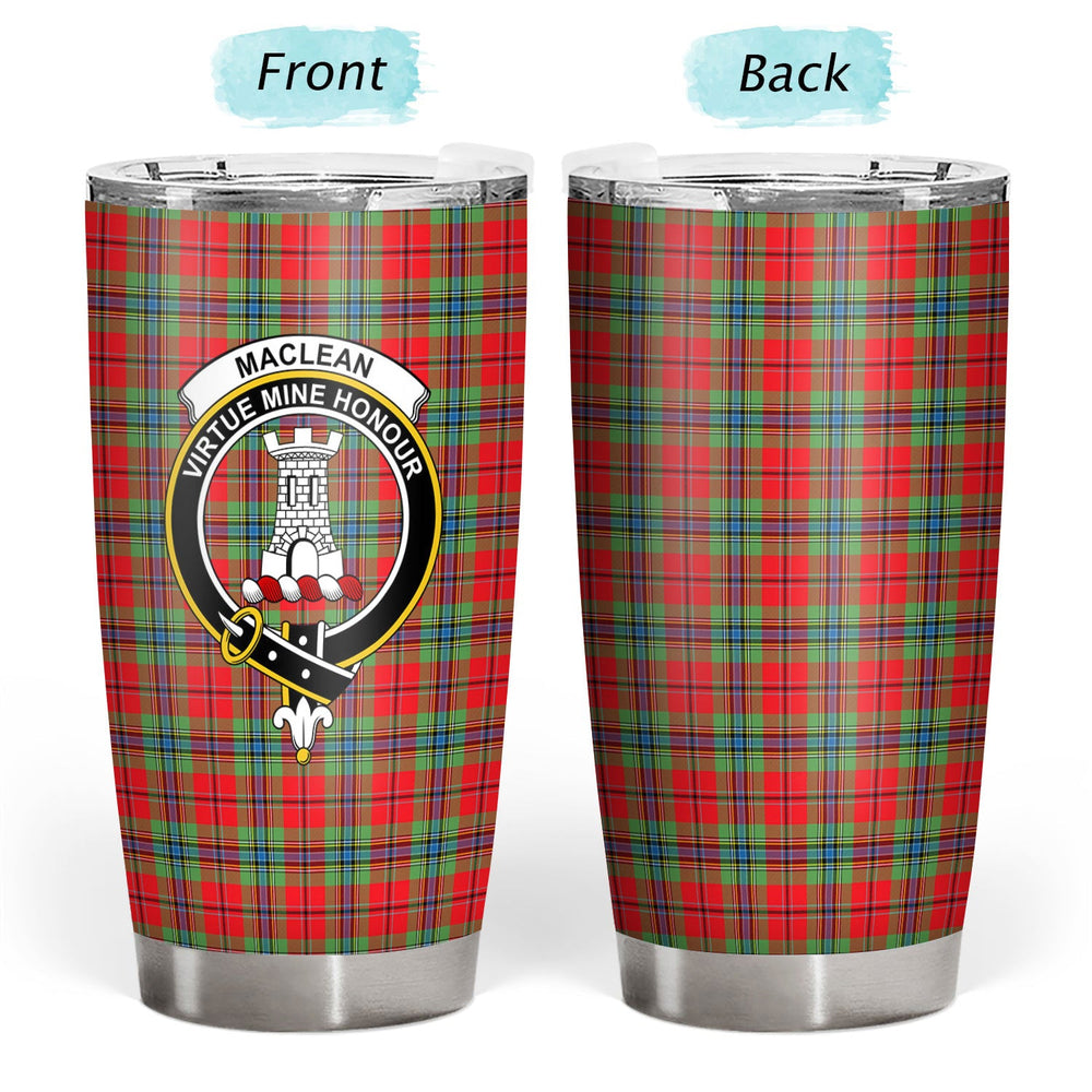 Clan MacLean of Duart Modern Tartan Crest Tumbler GI75 Clan Hall Tartan Today