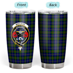 Clan MacLeod of Harris Modern Tartan Crest Tumbler CG42 Clan Hall Tartan Today
