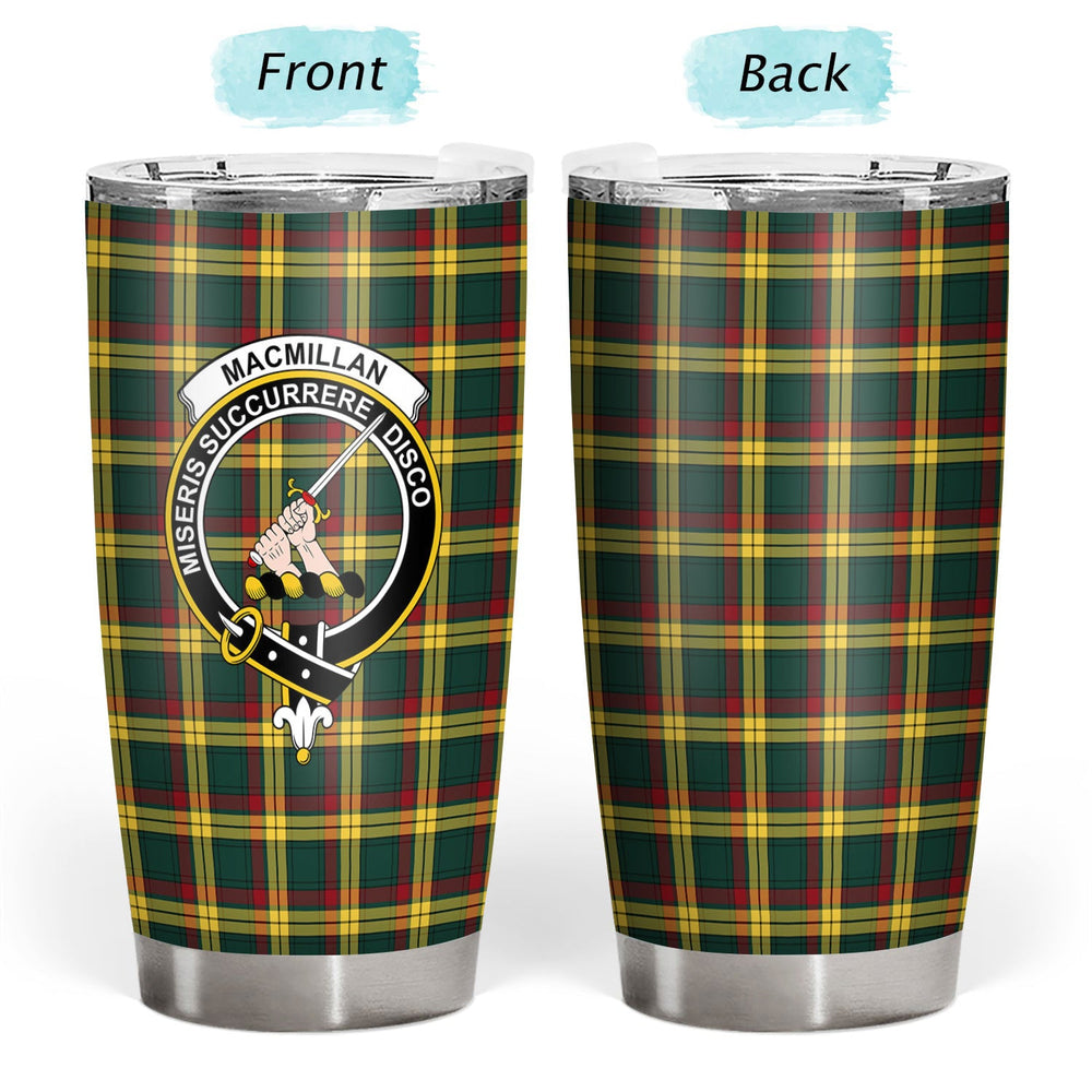 Clan MacMillan Old Modern Tartan Crest Tumbler GX89 Clan MacMillan Tartan Today