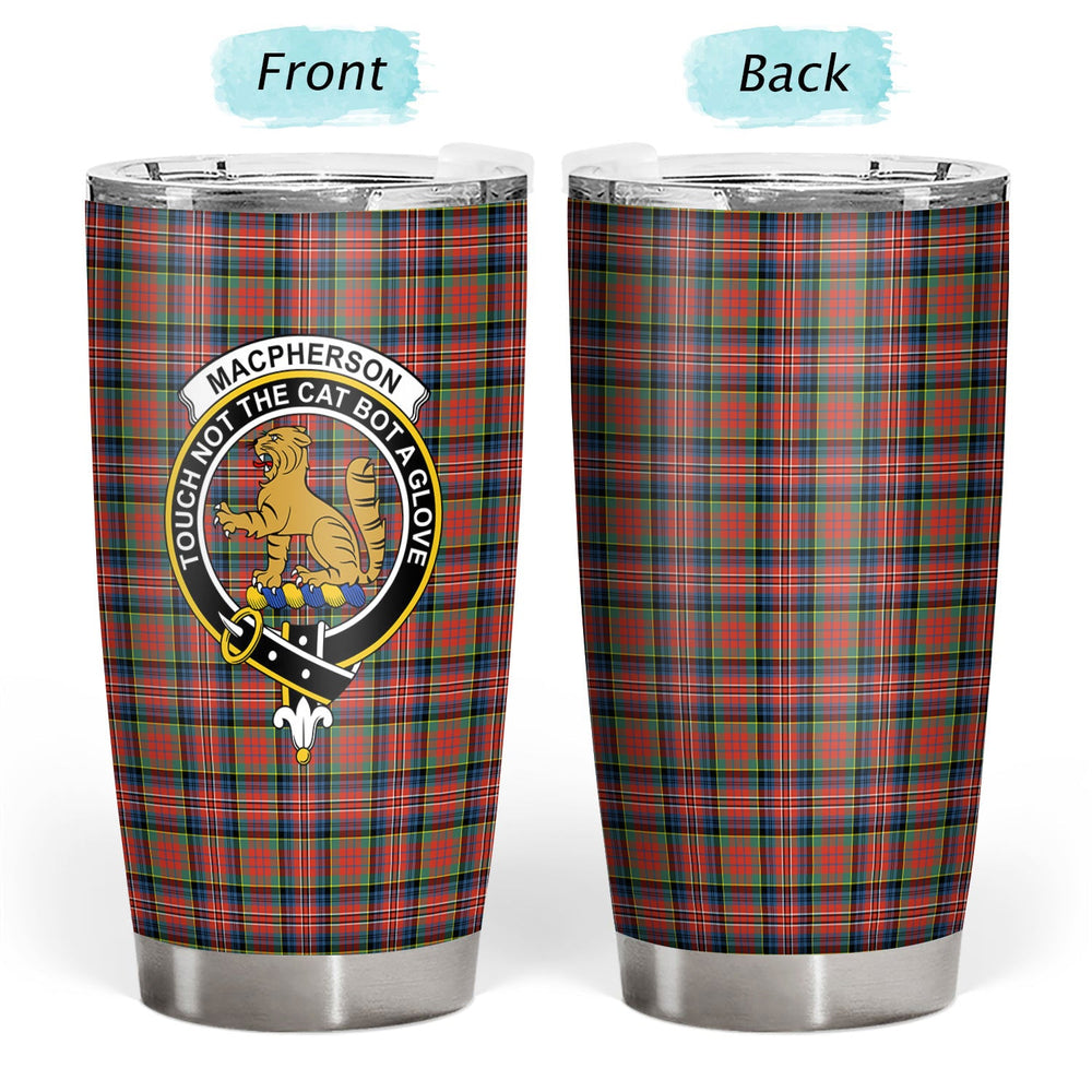 Clan MacPherson Ancient Tartan Crest Tumbler CD86 Clan MacPherson Tartan Today