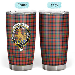 Clan MacPherson Ancient Tartan Crest Tumbler CD86 Clan MacPherson Tartan Today