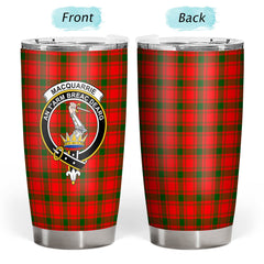 Clan MacQuarrie Tartan Crest Tumbler YB76 Clan MacQuarrie Tartan Today