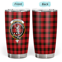 Clan MacQueen Modern Tartan Crest Tumbler ZF65 Clan MacQueen Tartan Today