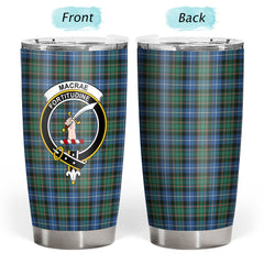 Clan MacRae Hunting Ancient Tartan Crest Tumbler UC70 Clan MacRae Tartan Today