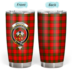 Clan Maxtone Tartan Crest Tumbler LC57 Clan Maxtone Tartan Today