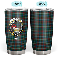 Clan McConnell Tartan Crest Tumbler UU95 Clan Hall Tartan Today