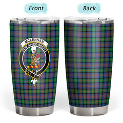 Clan McLellan Ancient Tartan Crest Tumbler WF67 Clan Hall Tartan Today
