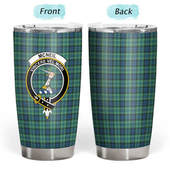 Clan McNeil of Colonsay Ancient Tartan Crest Tumbler SG40 Clan Hall Tartan Today