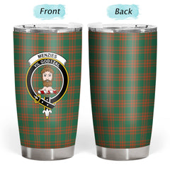 Clan Menzies Green Ancient Tartan Crest Tumbler LL67 Clan Menzies Tartan Today