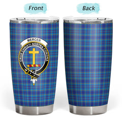 Clan Mercer Modern Tartan Crest Tumbler XD23 Clan Mercer Tartan Today