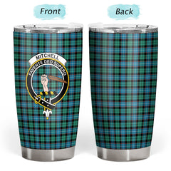 Clan Mitchell Ancient Tartan Crest Tumbler OU59 Clan Hall Tartan Today