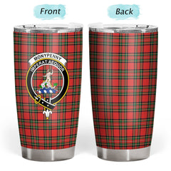 Clan Monypenny Tartan Crest Tumbler PM97 Clan Monypenny Tartan Today