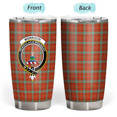 Clan Morrison Red Ancient Tartan Crest Tumbler JS67 Clan Morrison Tartan Today