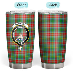 Clan Muirhead Tartan Crest Tumbler VT75 Clan Muir_More Tartan Today