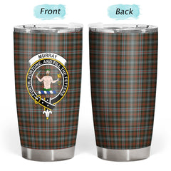 Clan Murray of Atholl Weathered Tartan Crest Tumbler QP71 Clan Murray Tartan Today