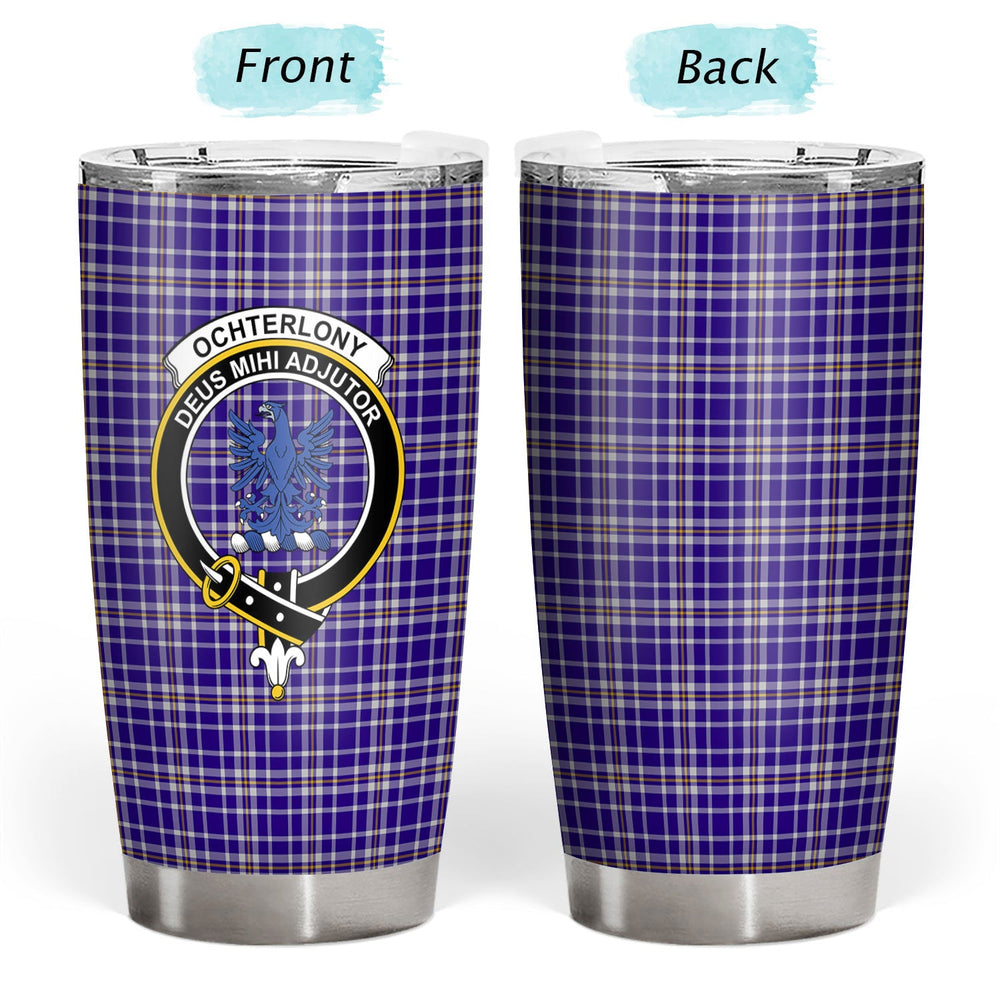 Clan Ochterlony Tartan Crest Tumbler EE32 Clan Ochterlony/ Ochterlonie Tartan Today