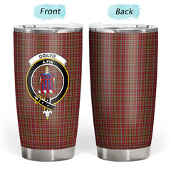 Clan Ogilvie Tartan Crest Tumbler OZ21 Clan Ogilvie Tartan Today