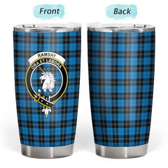 Clan Ramsay Blue Ancient Tartan Crest Tumbler ES85 Clan Ramsay Tartan Today