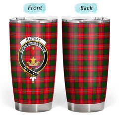 Clan Rattray Modern Tartan Crest Tumbler VX35 Clan Rattray Tartan Today