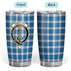 Clan Roberton Tartan Crest Tumbler BE35 Clan Roberton Tartan Today